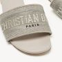 Dior Vintage Pre-owned Canvas sandals Gray Dames - Thumbnail 7