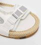 Dior Vintage Pre-owned Canvas sandals White Dames - Thumbnail 7