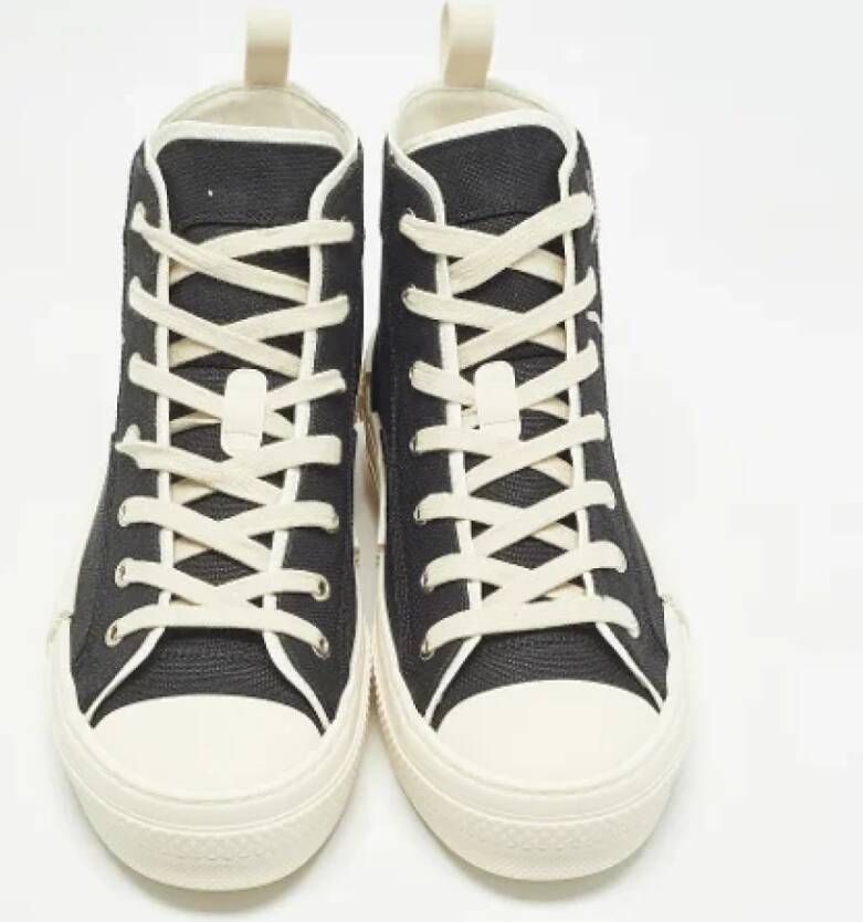 Dior Vintage Pre-owned Canvas sneakers Black Heren