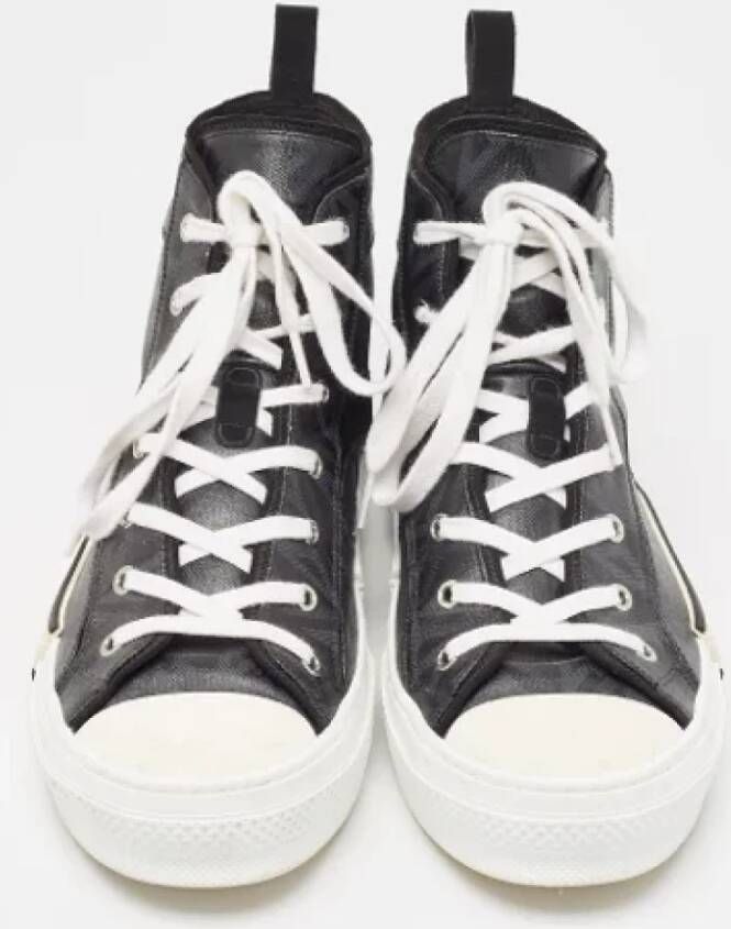 Dior Vintage Pre-owned Canvas sneakers Black Heren
