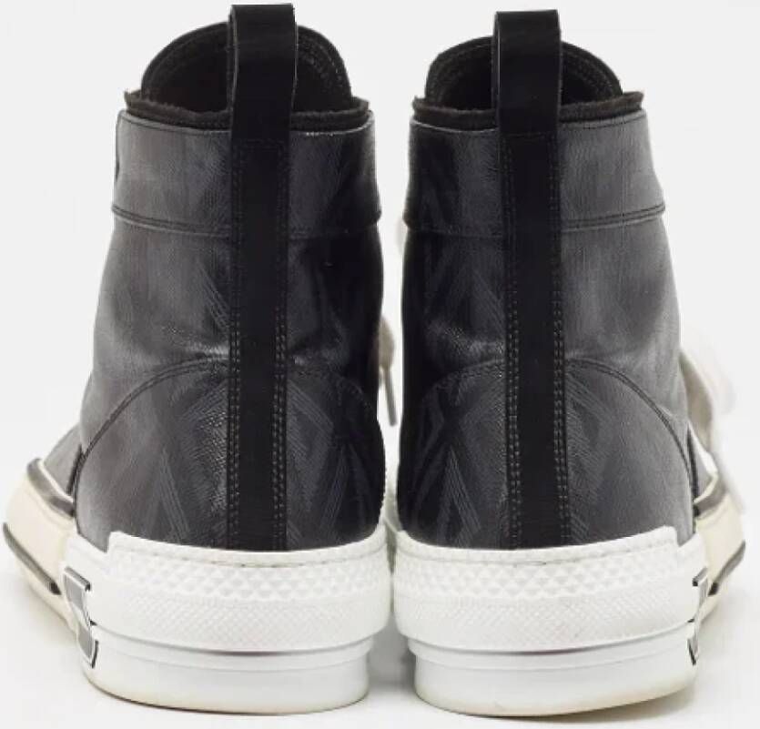 Dior Vintage Pre-owned Canvas sneakers Black Heren