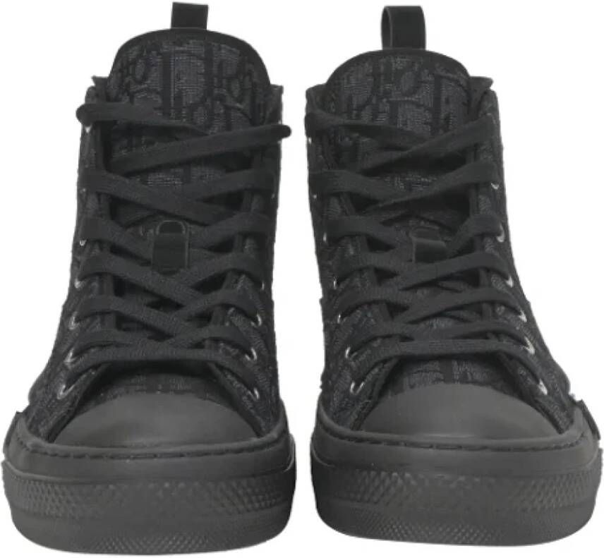 Dior Vintage Pre-owned Canvas sneakers Black Heren