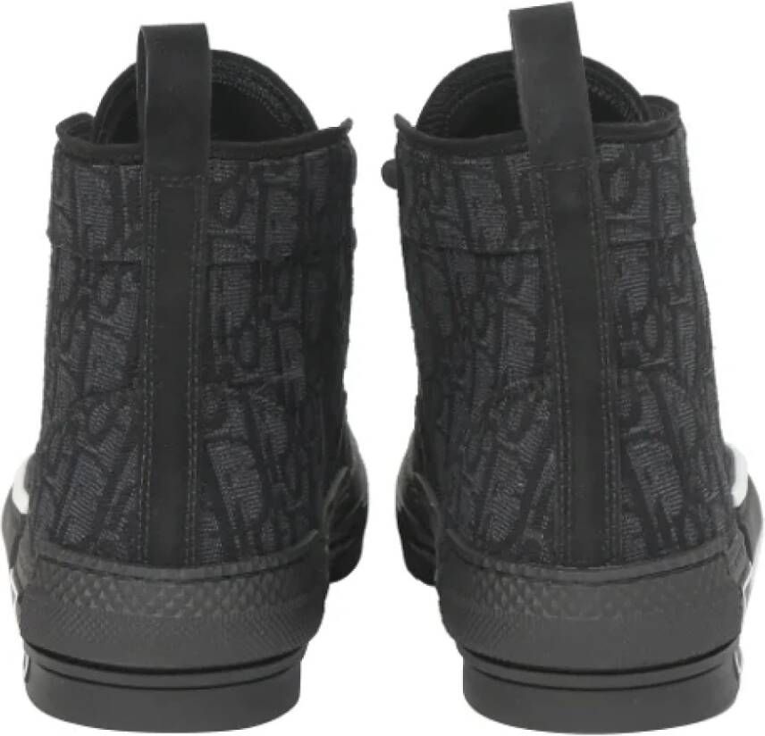 Dior Vintage Pre-owned Canvas sneakers Black Heren
