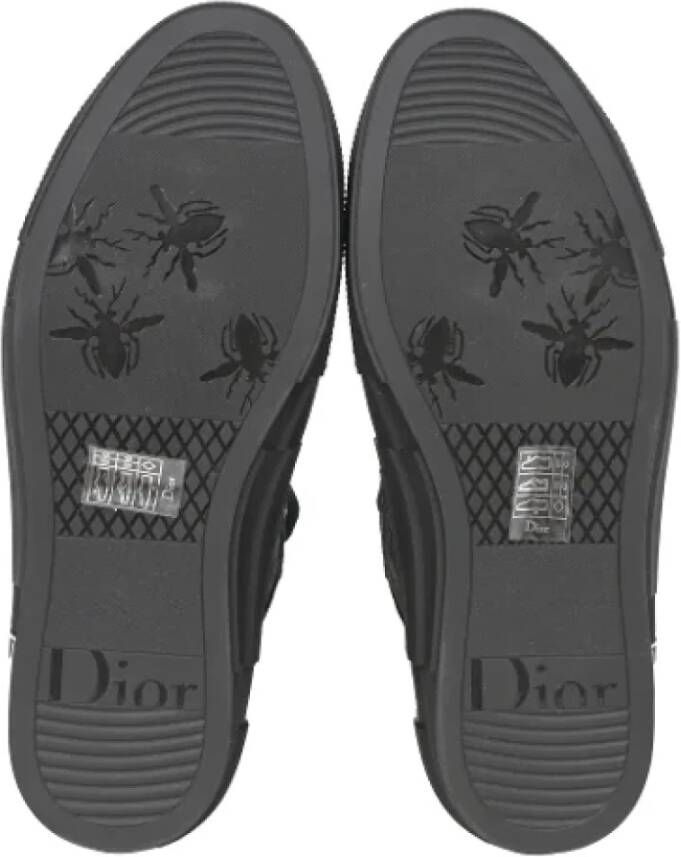 Dior Vintage Pre-owned Canvas sneakers Black Heren