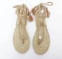 Dior Vintage Pre-owned Cotton sandals Beige Dames - Thumbnail 3