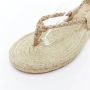 Dior Vintage Pre-owned Cotton sandals Beige Dames - Thumbnail 7