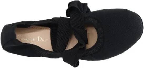 Dior Vintage Pre-owned Cotton sneakers Black Dames