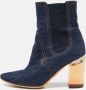Dior Vintage Pre-owned Denim boots Blue Dames - Thumbnail 2