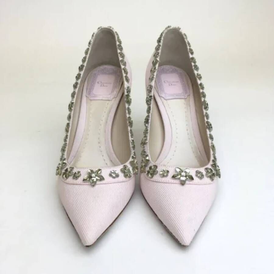 Dior Vintage Pre-owned Denim heels Pink Dames