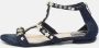 Dior Vintage Pre-owned Denim sandals Blue Dames - Thumbnail 2