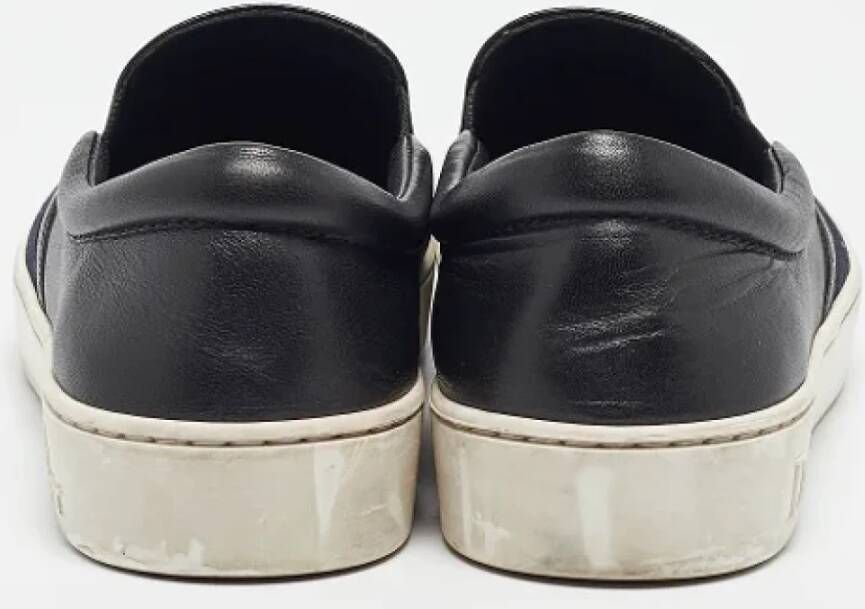 Dior Vintage Pre-owned Denim sneakers Blue Dames