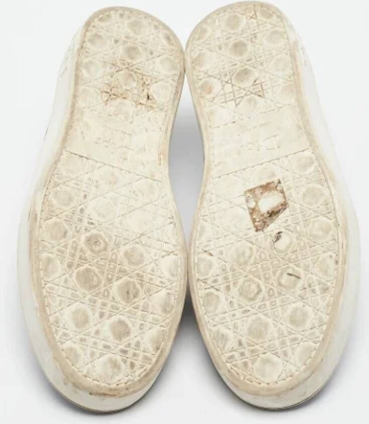 Dior Vintage Pre-owned Denim sneakers Blue Dames