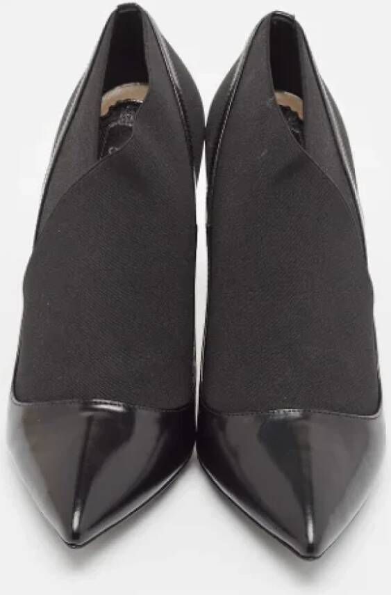 Dior Vintage Pre-owned Fabric boots Black Dames