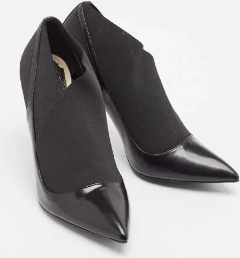 Dior Vintage Pre-owned Fabric boots Black Dames