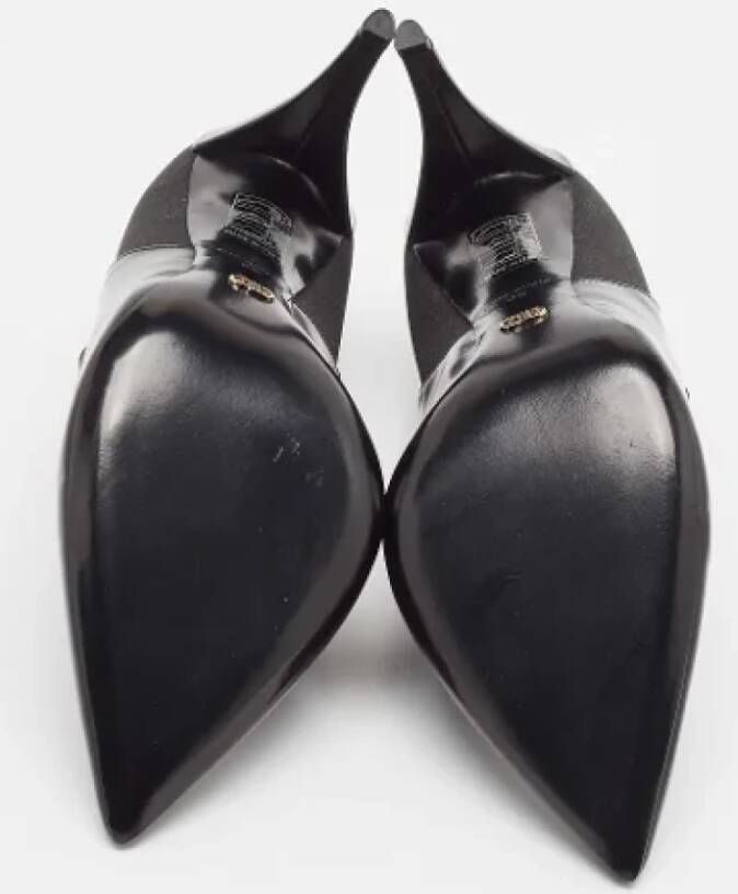 Dior Vintage Pre-owned Fabric boots Black Dames