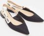 Dior Vintage Pre-owned Fabric flats Black Dames - Thumbnail 4
