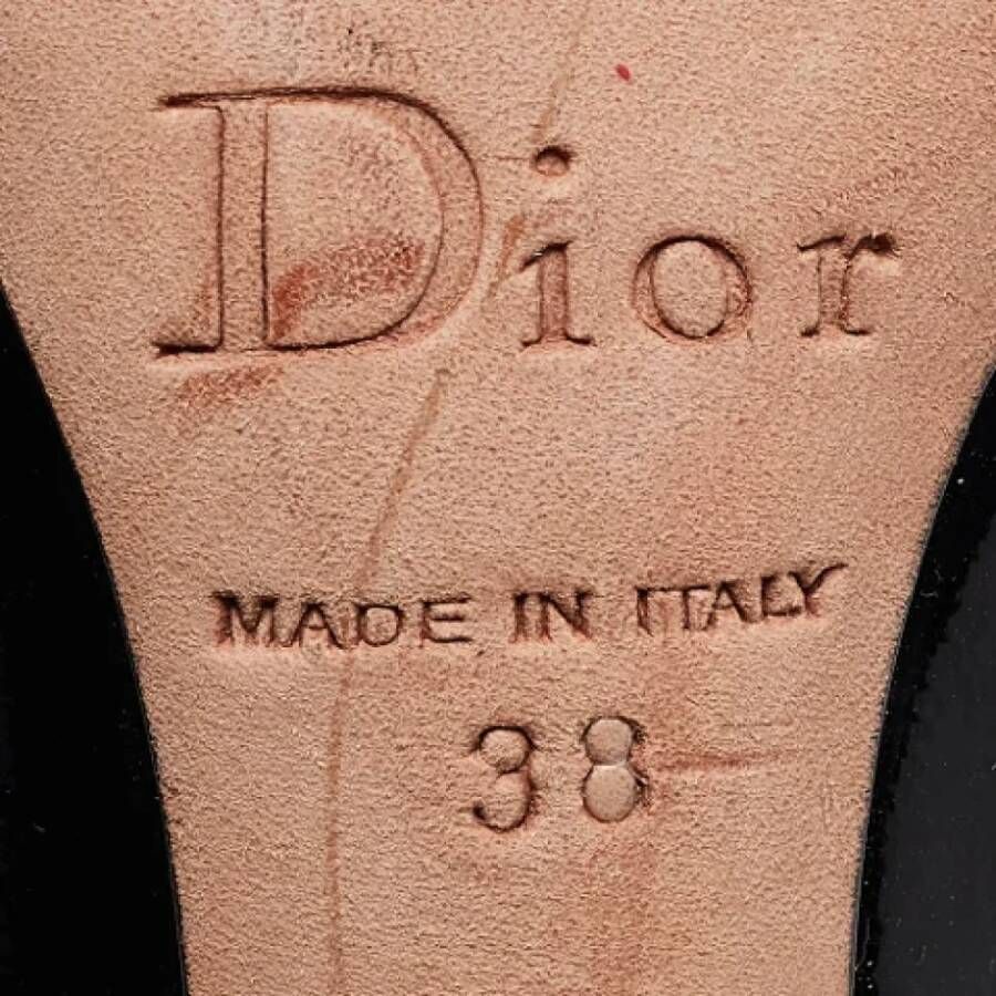 Dior Vintage Pre-owned Fabric heels Black Dames