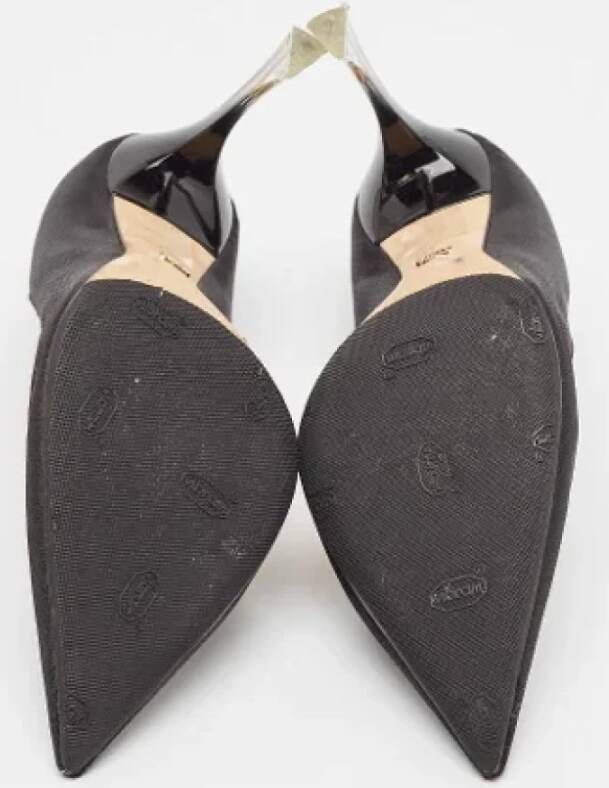 Dior Vintage Pre-owned Fabric heels Black Dames