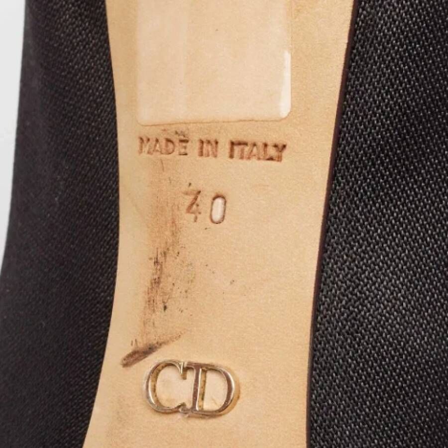 Dior Vintage Pre-owned Fabric heels Black Dames