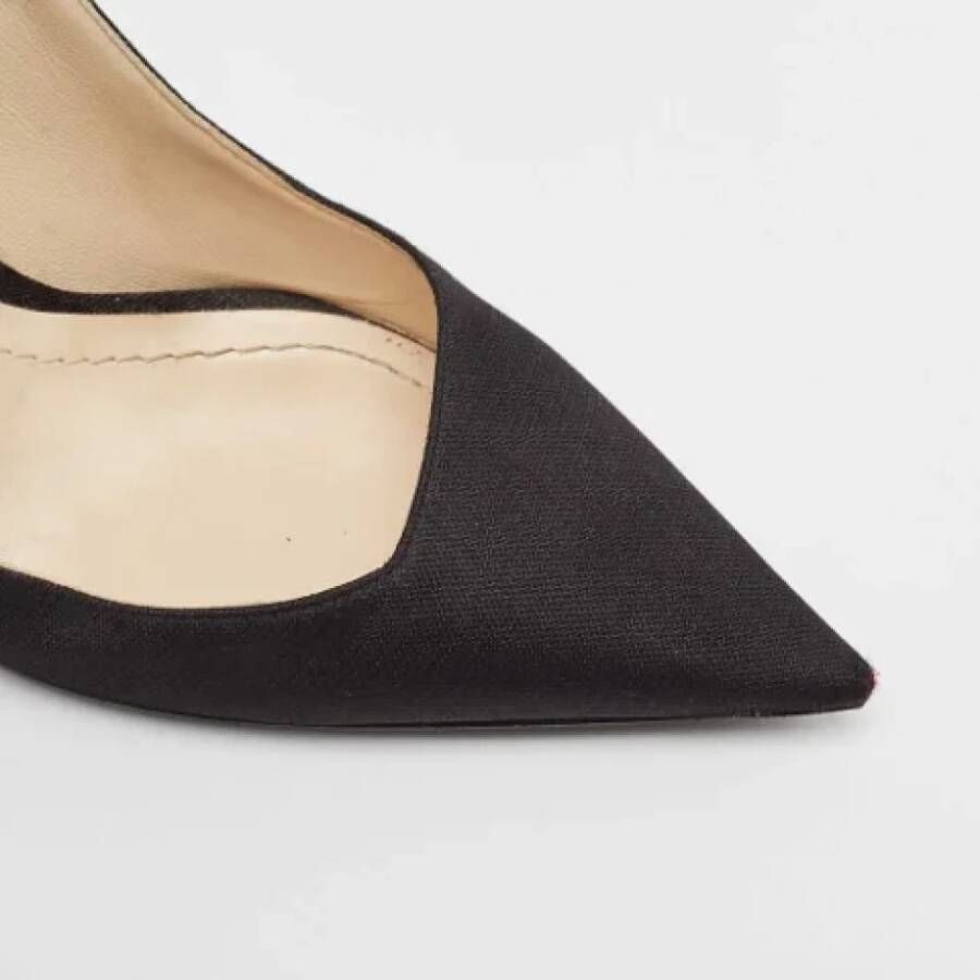 Dior Vintage Pre-owned Fabric heels Black Dames