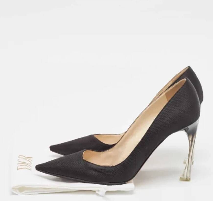 Dior Vintage Pre-owned Fabric heels Black Dames