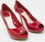 Dior Vintage Pre-owned Fabric heels Red Dames - Thumbnail 2