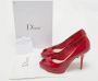 Dior Vintage Pre-owned Fabric heels Red Dames - Thumbnail 7