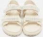 Dior Vintage Pre-owned Fabric sandals Beige Dames - Thumbnail 3