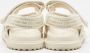 Dior Vintage Pre-owned Fabric sandals Beige Dames - Thumbnail 5