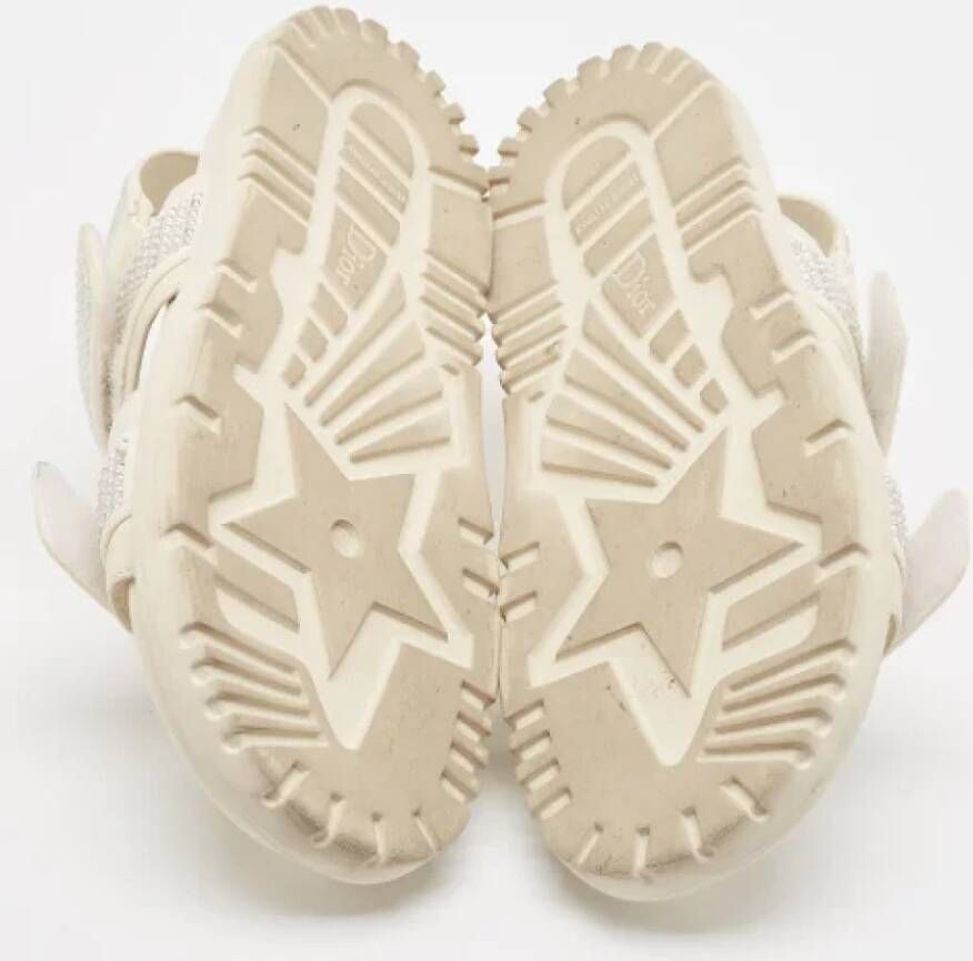 Dior Vintage Pre-owned Fabric sandals Beige Dames