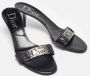 Dior Vintage Pre-owned Fabric sandals Black Dames - Thumbnail 4