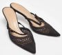 Dior Vintage Pre-owned Fabric sandals Black Dames - Thumbnail 3