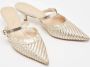 Dior Vintage Pre-owned Fabric sandals Yellow Dames - Thumbnail 4