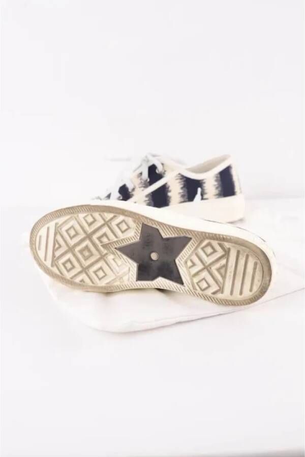 Dior Vintage Pre-owned Fabric sneakers Beige Dames
