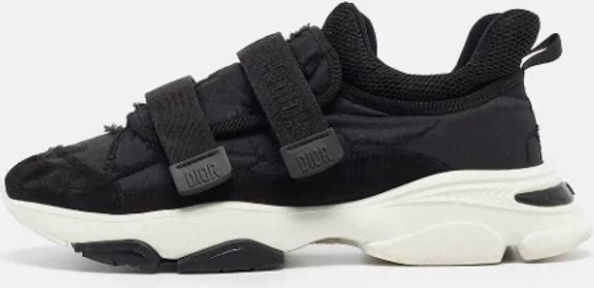 Dior Vintage Pre-owned Fabric sneakers Black Dames