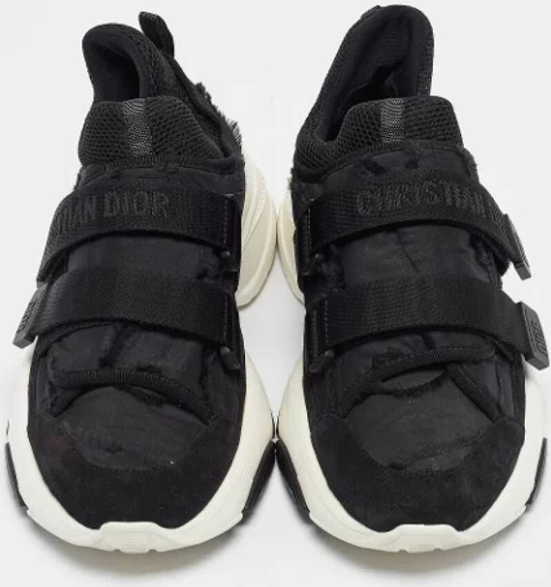 Dior Vintage Pre-owned Fabric sneakers Black Dames