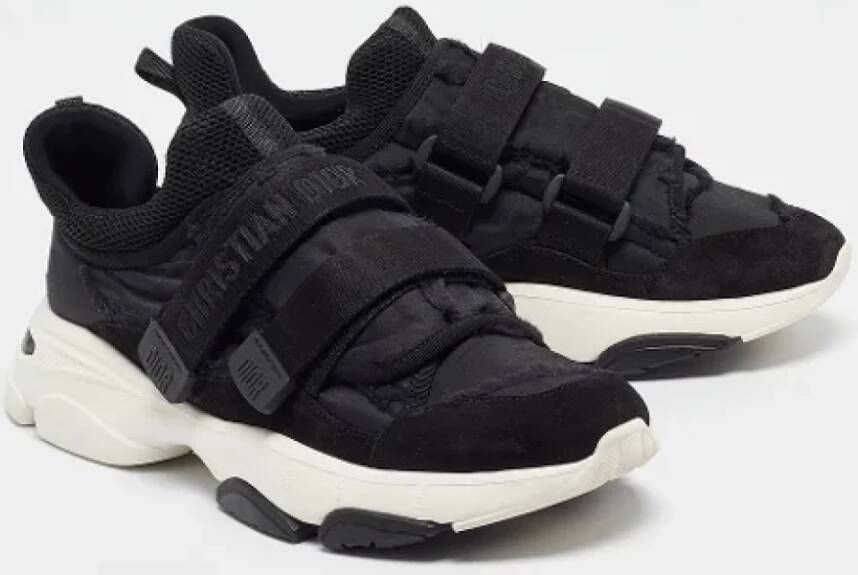 Dior Vintage Pre-owned Fabric sneakers Black Dames