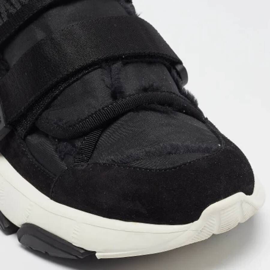 Dior Vintage Pre-owned Fabric sneakers Black Dames
