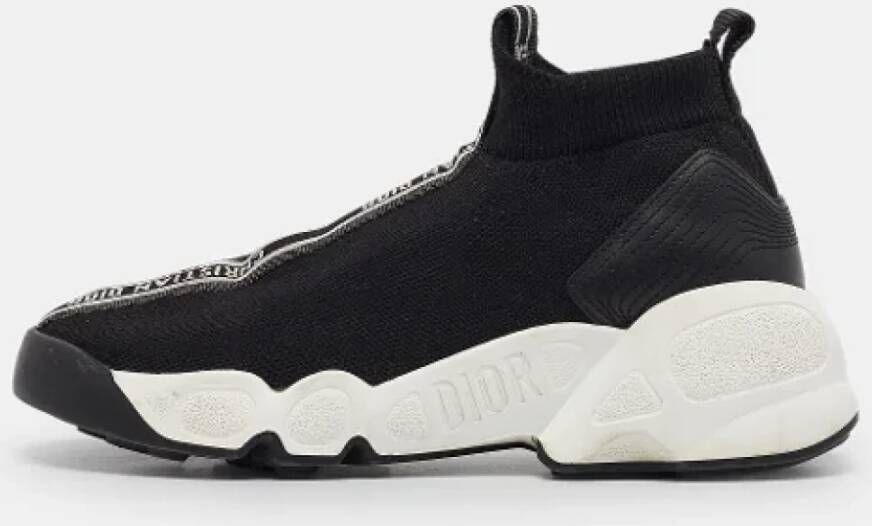 Dior Vintage Pre-owned Fabric sneakers Black Dames