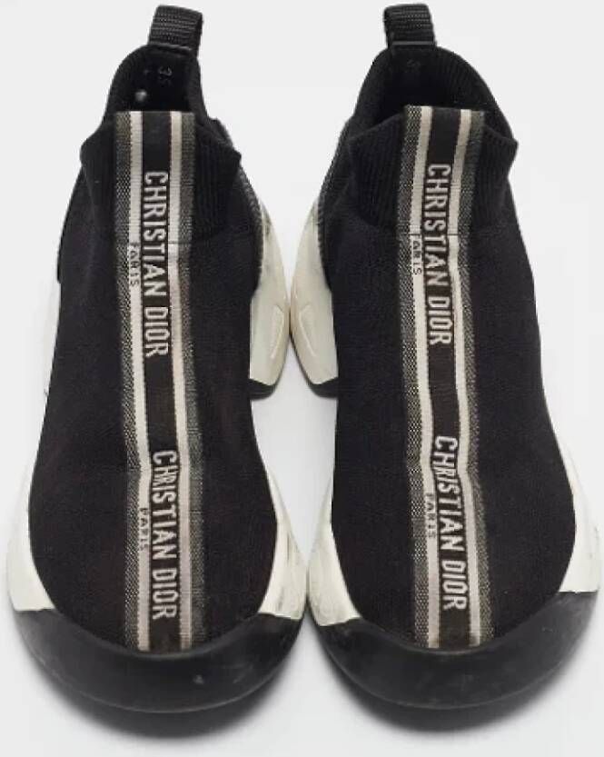 Dior Vintage Pre-owned Fabric sneakers Black Dames