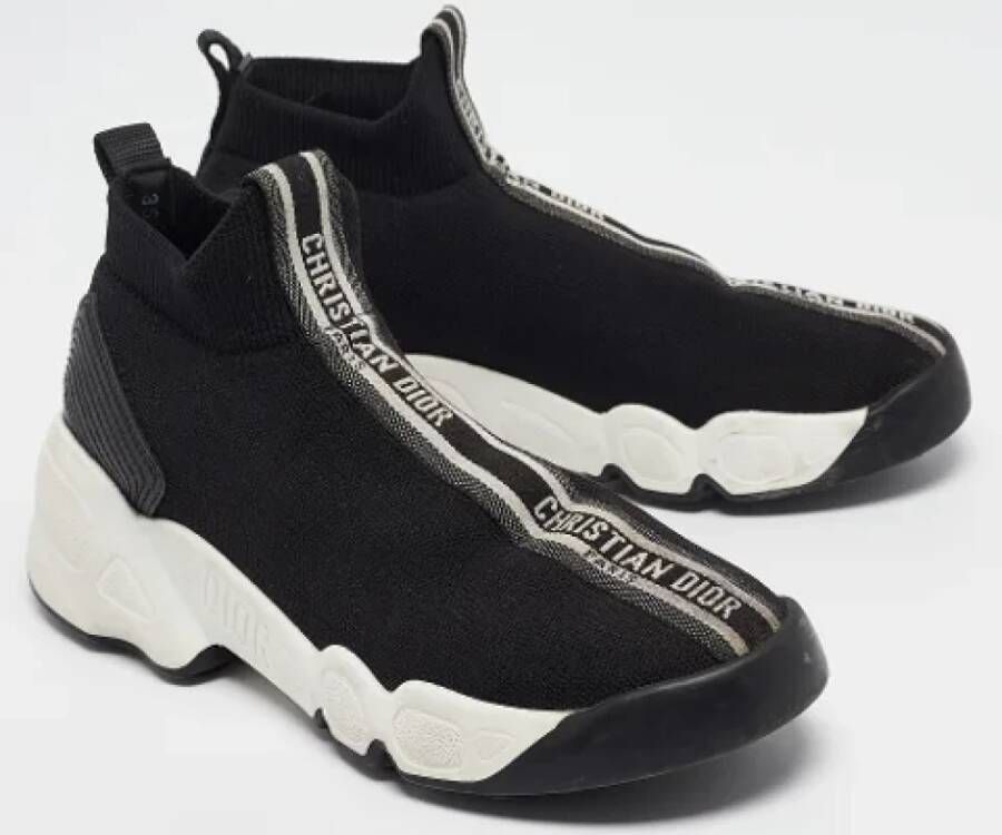 Dior Vintage Pre-owned Fabric sneakers Black Dames
