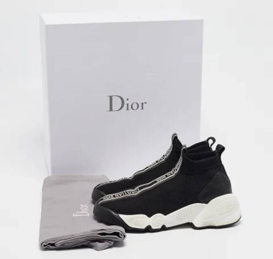 Dior Vintage Pre-owned Fabric sneakers Black Dames