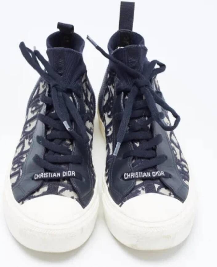 Dior Vintage Pre-owned Fabric sneakers Blue Dames