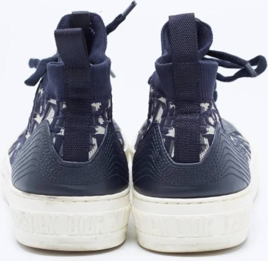 Dior Vintage Pre-owned Fabric sneakers Blue Dames