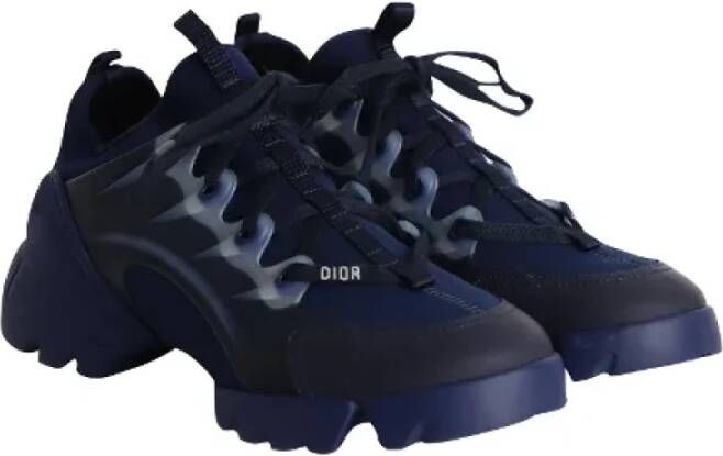 Dior Vintage Pre-owned Fabric sneakers Blue Dames