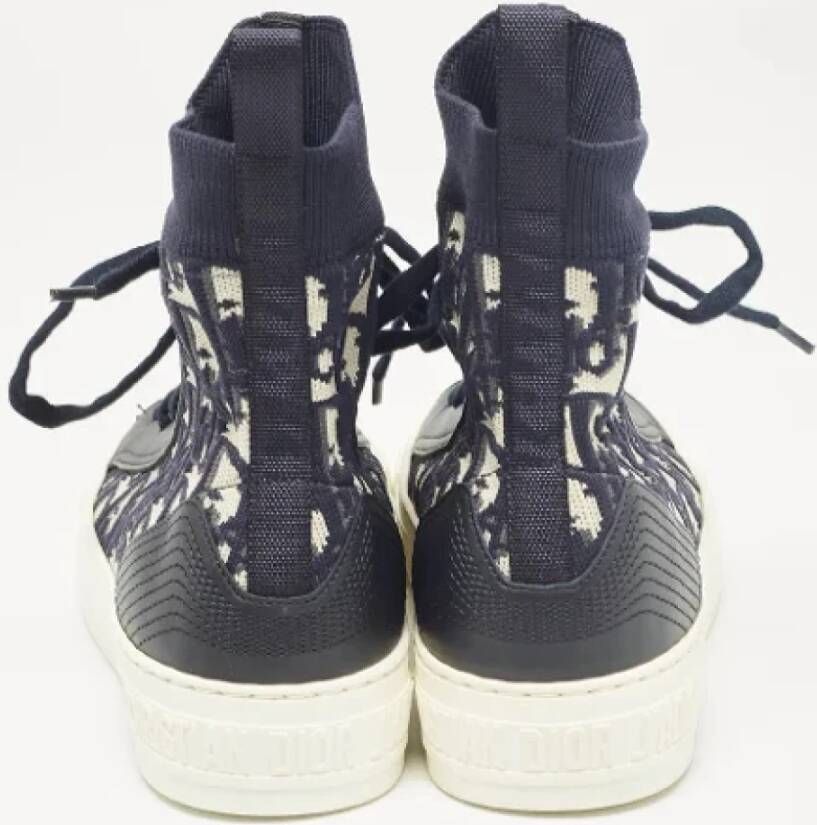 Dior Vintage Pre-owned Fabric sneakers Blue Dames