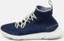 Dior Vintage Pre-owned Fabric sneakers Blue Heren - Thumbnail 2
