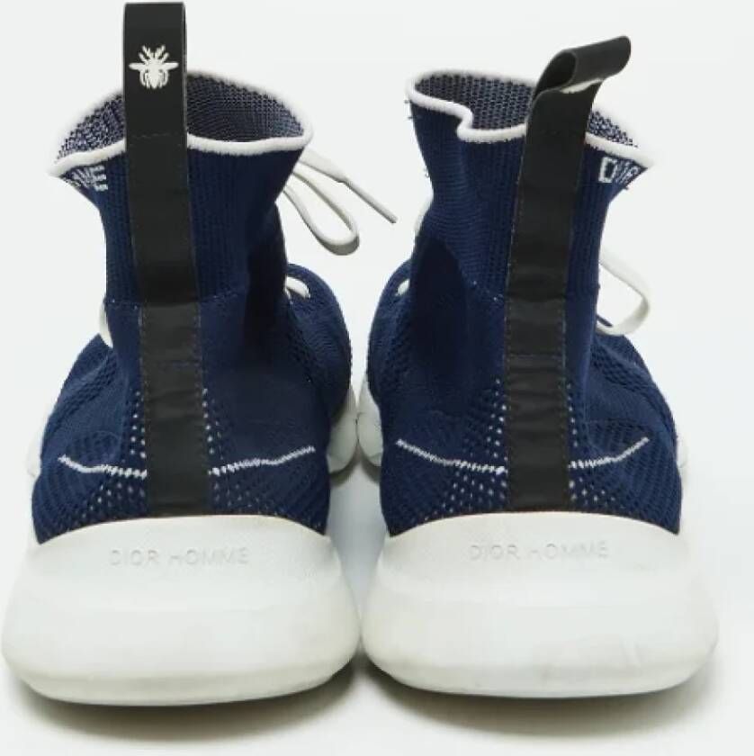 Dior Vintage Pre-owned Fabric sneakers Blue Heren