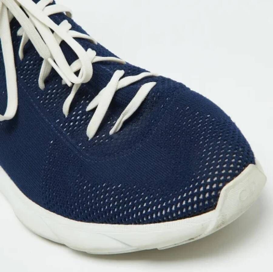 Dior Vintage Pre-owned Fabric sneakers Blue Heren