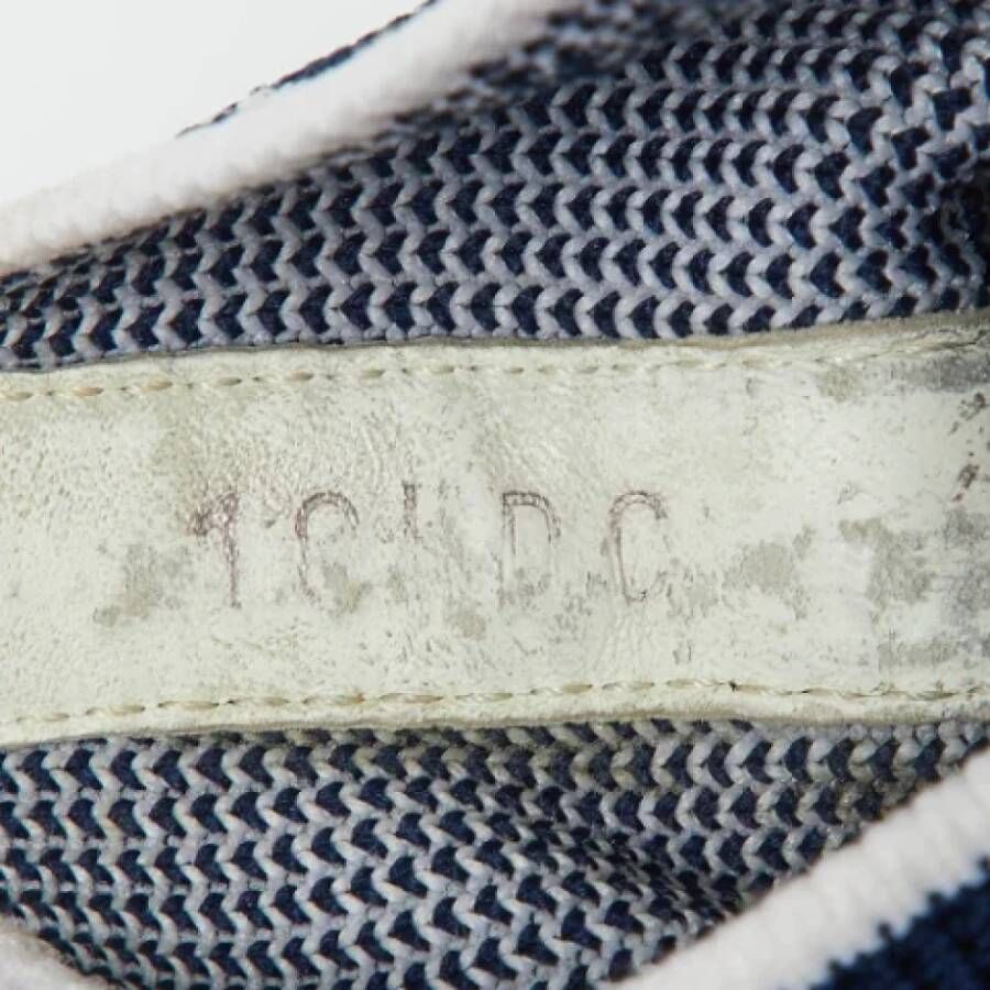 Dior Vintage Pre-owned Fabric sneakers Blue Heren
